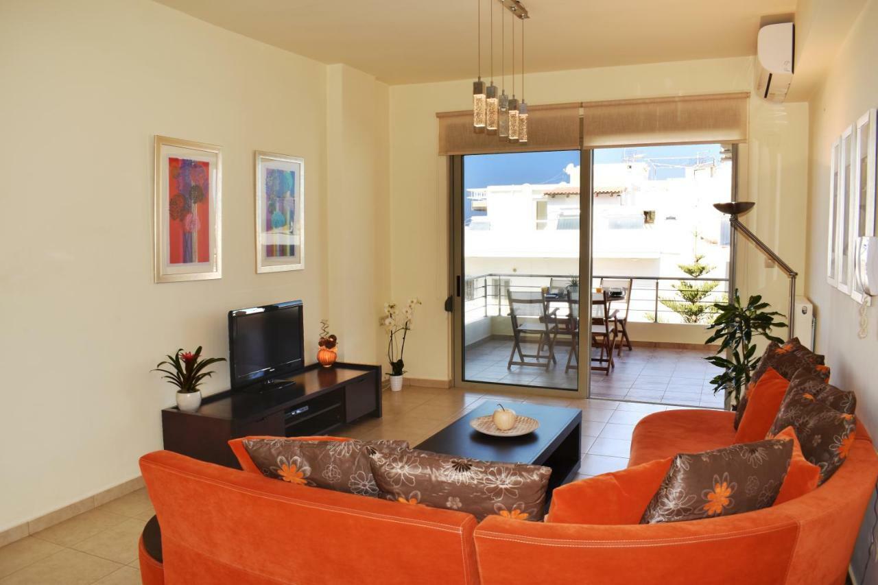 Karma Apartment - Next To Sandy Beach Chania  ภายนอก รูปภาพ